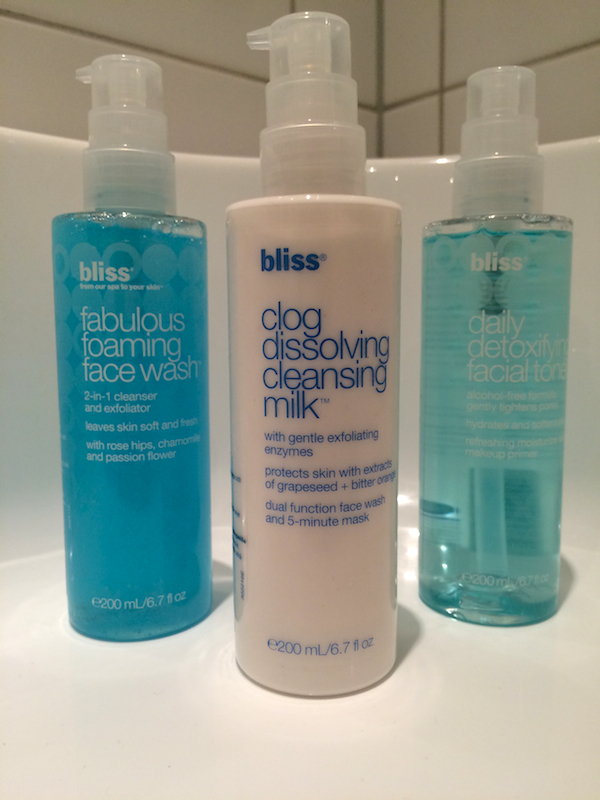 bliss cleansing line