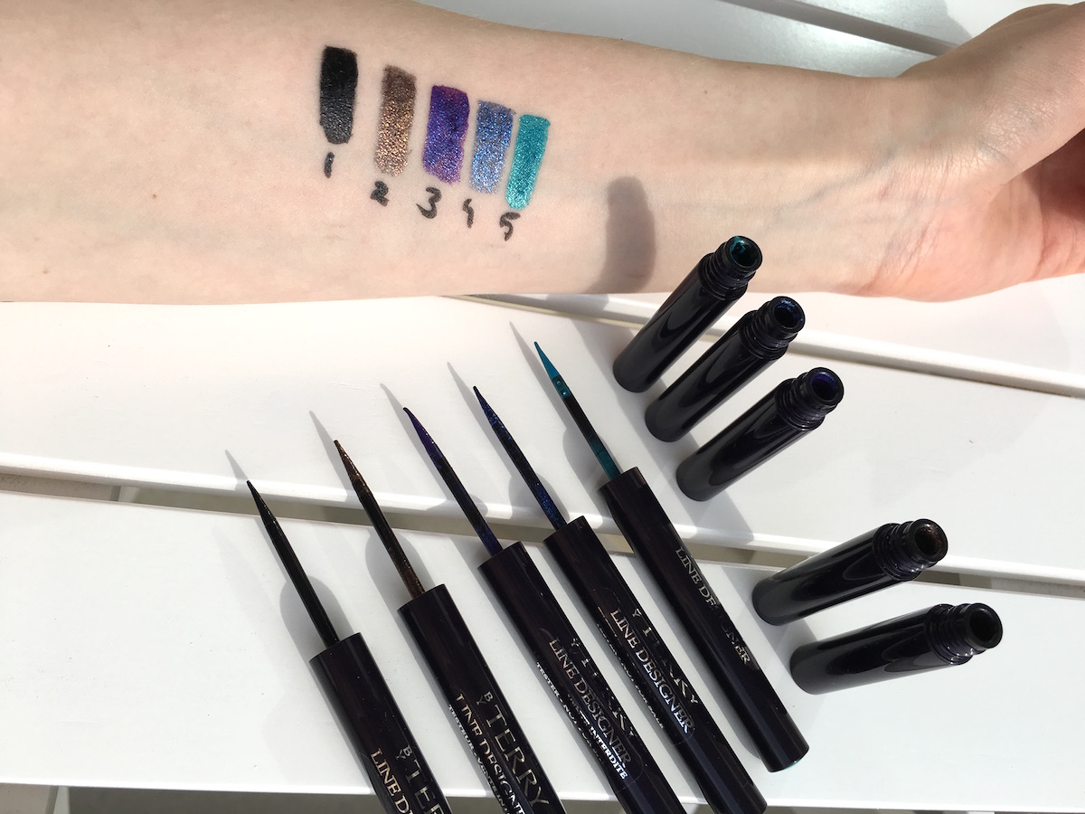By Terry Sun Cruise Line Designer Waterproof Eyeliner Swatches outside