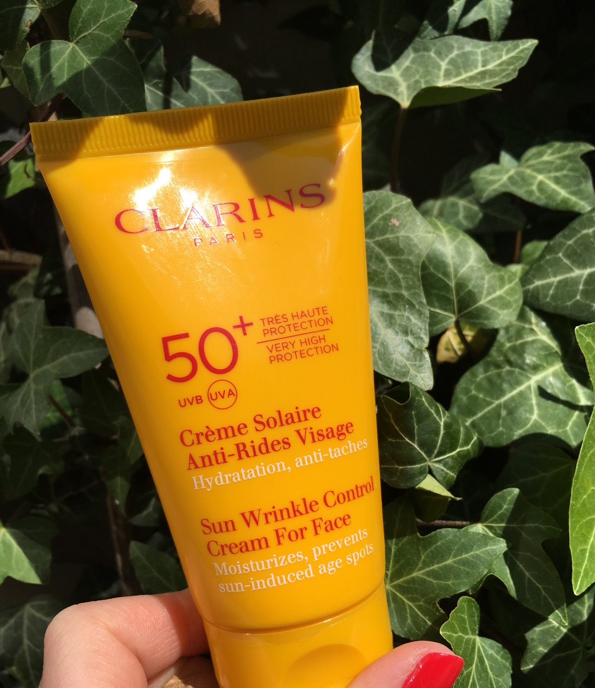 clarins sun wrinkle control cream for face