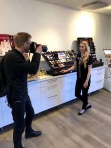 Jönköpings Posten fotar Andrea Olofsson på hudoteket.se